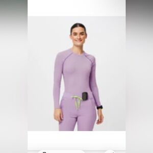 Figs Lavender Long  Sleeve Top size XS